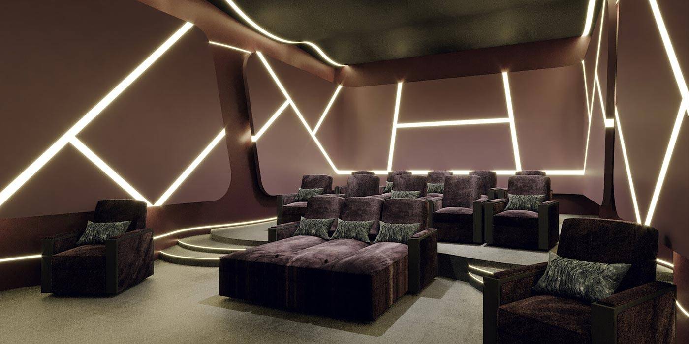 Fortress seating for custom theater seating